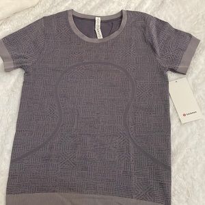 dark purple lululemon shirt